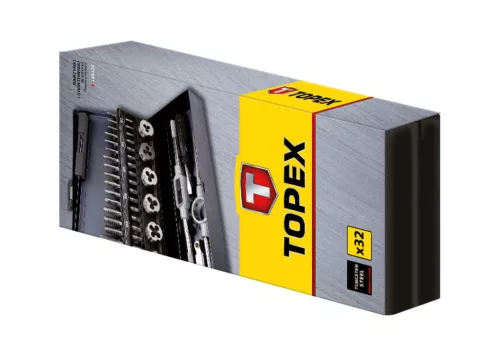 Topex Menetszerszám készlet 32db, M3-12