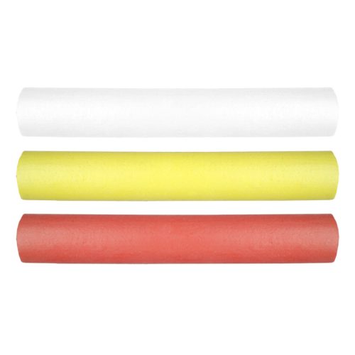 Topex Jelölőkréta, színes (fehér, sárga, piros) 13x85mm, 3db-os