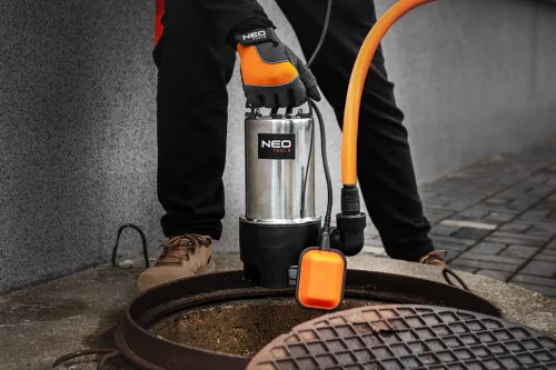 Neo Tools Nyomótömlő merülőszivattyúhoz, 2 rétegű, UV álló, 1", 20m