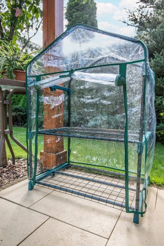 Neo Tools Növényház 69 x 49 x 95cm, PVC fólia, fémszerkezet