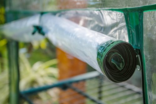 Neo Tools Növényház 69 x 49 x 160cm, PVC fólia, fémszerkezet