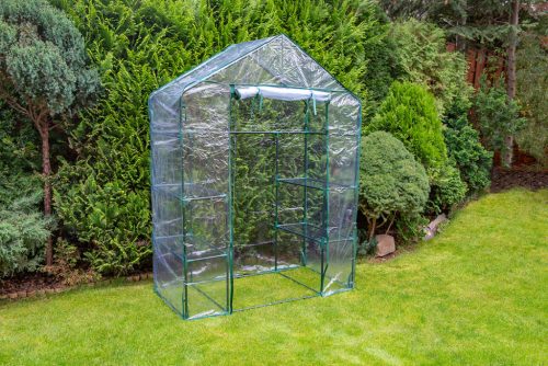 Neo Tools Növényház 143 x 73 x 195cm, PVC fólia, fémszerkezet