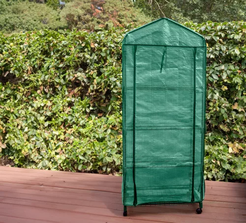 Neo Tools Növényház, 69x69x160cm, PE fólia, fémszerkezet