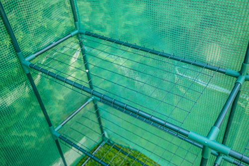 Neo Tools Növényház 143 x 143 x 195cm, PE fólia, fémszerkezet