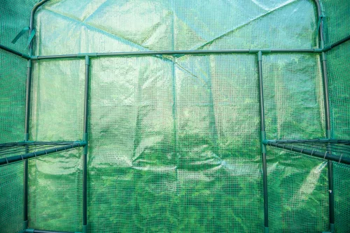 Neo Tools Növényház 143 x 143 x 195cm, PE fólia, fémszerkezet