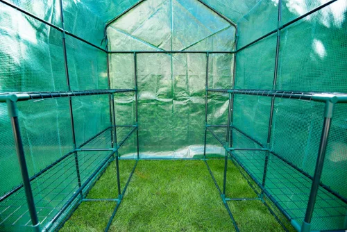 Neo Tools Növényház 143 x 143 x 195cm, PE fólia, fémszerkezet