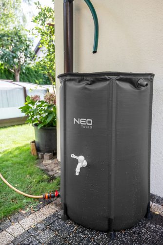 Neo Tools Esővízgyűjtő tartály, összecsukható, PVC, 250L