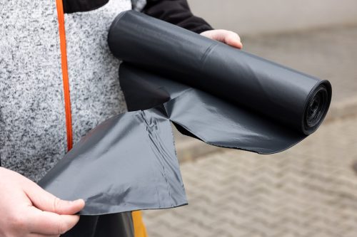 Neo Tools Szemeteszsák, 120L, 70x110cm, 50mic, fekete, 10db