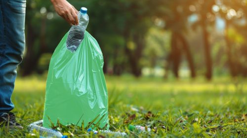 Neo Tools Szemeteszsák 60l, 60x70cm, zöld,erősített húzószalagos, vastagság:35mic, 10db