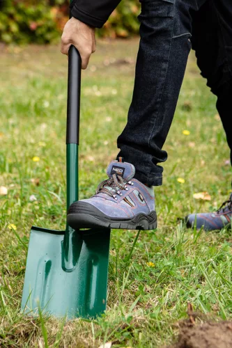 Verto Ásólapát, fém nyél, műanyag markolat