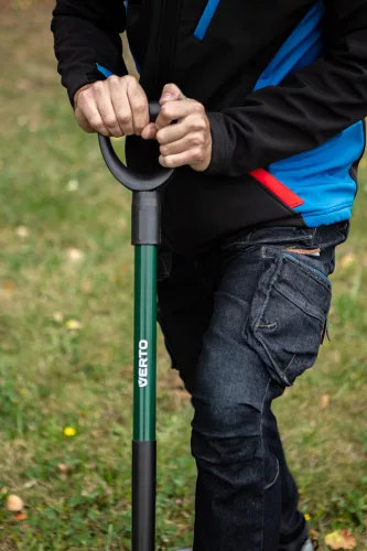 Verto Ásólapát, fém nyél, műanyag markolat