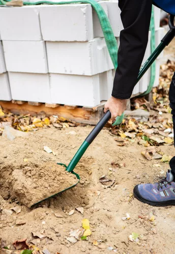 Verto Lapát, fém nyél, műanyag markolat