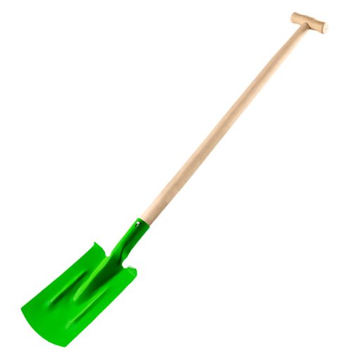 Verto Ásólapát, T markolattal, fa nyéllel, 117cm