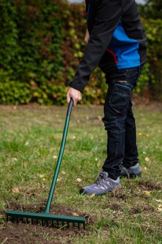 Verto Gereblye, 16 fogú, gumírozott ergonómikus gumírozott fém nyéllel