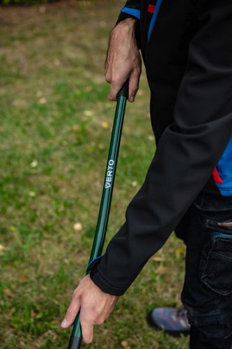 Verto Gereblye, 16 fogú, gumírozott ergonómikus gumírozott fém nyéllel