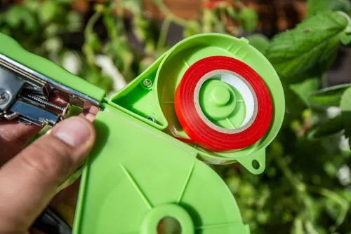 Verto Kézi növénykötöző gép, 25m szalag + 200db kapocs