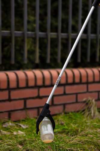 Verto Szemétfelszedő csipesz, rugós, forgófejes, 76cm