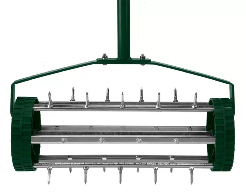 Verto Fűszellőztető, gyepszellőztető, kézi, 27 tüske, 15 cm dobátmérő