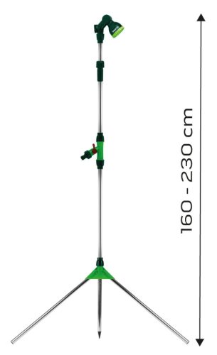 Verto Kerti zuhanyzó, alu vázas, állÍtható fej és magasság