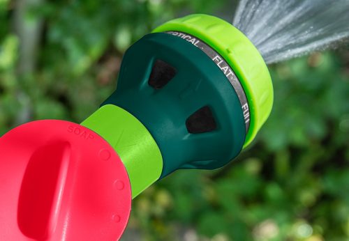 Verto Öntözőpisztoly, permetező tartályos, állítható szórófejjel