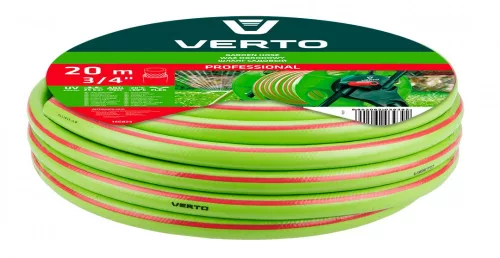 Verto locsolótömlő 20m 3/4"profi csavarodás mentes uv álló