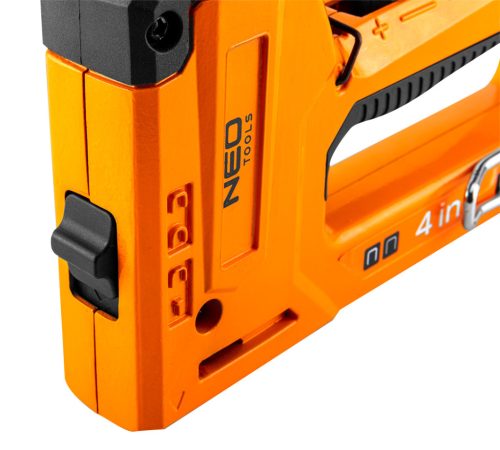 Neo Tools Tűzőgép, 4az1-ben, J, G, L, E kapcsokhoz, 6-14mm, alumínium