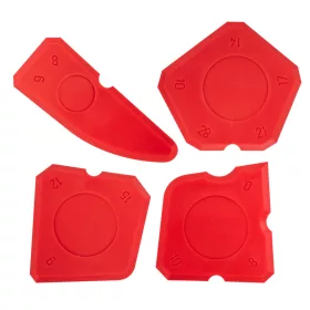   Topex Fugakihúzó készlet, 4db, szilikon, 6, 8, 9, 10, 12, 14, 15, 17, 21, 28