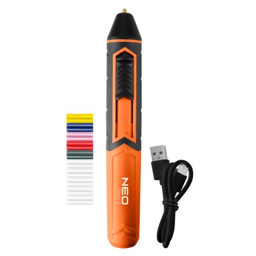 Neo Tools Ragasztótoll, akkus, 8mm-es patronokhoz