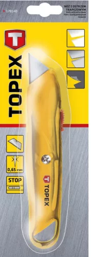 Topex pvc kés fémházas trapézpengés