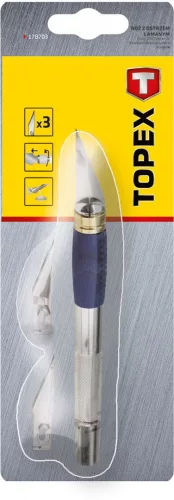 Topex modellező kés 3 pengével 155mm