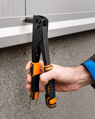 Neo Tools Popszegecshúzó, acél és alumínium szegecsekhez, 60db szegecs, 2,4/3,2/4,0/4,8