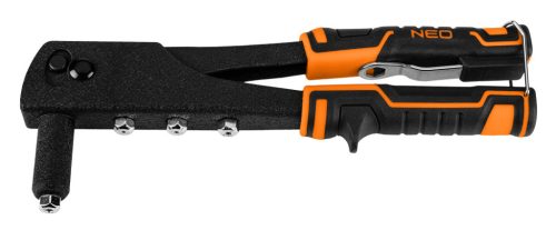 Neo Tools Popszegecshúzó, acél és alumínium szegecsekhez, 60db szegecs, 2,4/3,2/4,0/4,8