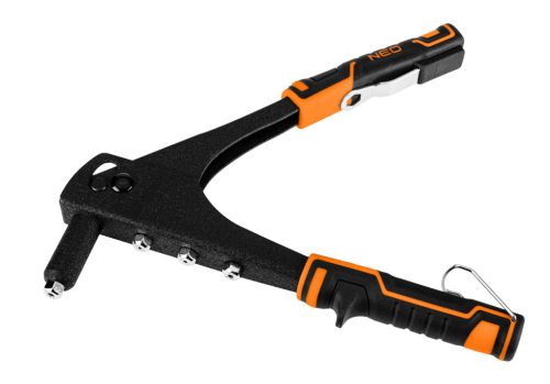 Neo Tools Popszegecshúzó, acél és alumínium szegecsekhez, 60db szegecs, 2,4/3,2/4,0/4,8