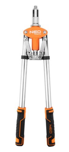 Neo Tools Popszegecshúzó 2 karos, egyenes, alu és acél szegecsekhez, 3.2-6.4mm-ig