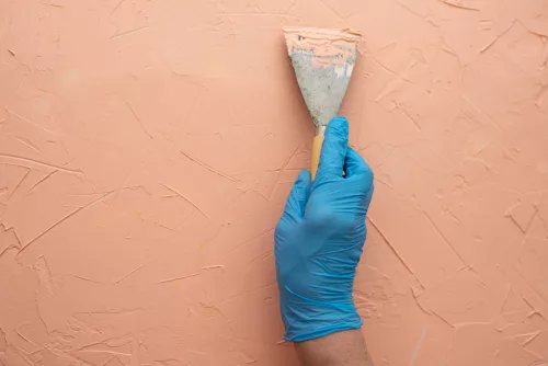 Topex Festékkaparó, spakli, 50mm, rozsdamentes acél, fanyelű