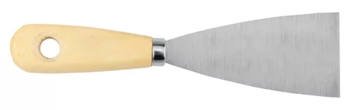 Topex Festékkaparó, spakli, 50mm, rozsdamentes acél, fanyelű