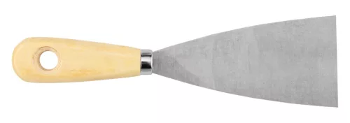 Topex Festékkaparó, spakli, 60mm, rozsdamentes acél, fanyelű