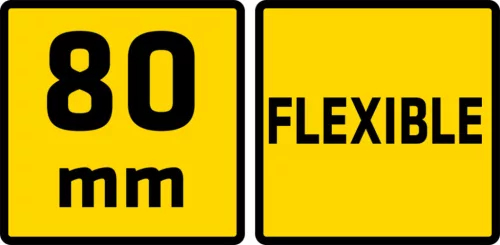 Topex Festékkaparó, spakli, 80mm, rozsdamentes acél, fanyelű