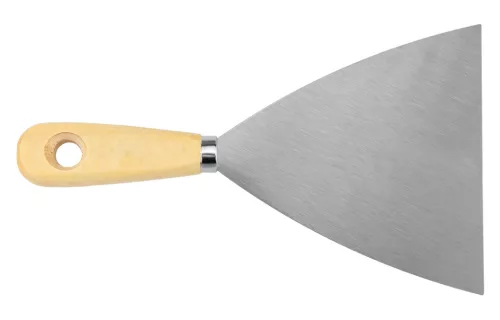 Topex Festékkaparó, spakli, 120mm, rozsdamentes acél, fanyelű