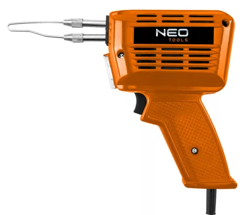Neo Tools Forrasztópisztoly 150W, kiegészítőkkel, 3db pákacsúcs, forrasztókrém, forrasztóón, kofferben