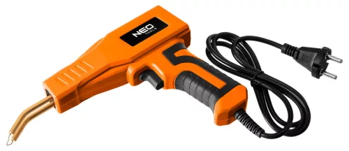 Neo Tools Műanyag forrasztó/hegesztő pisztoly készlet kapcsokkal 50W, 200 db kapocs