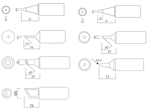 Neo Tools Pákahegy készlet 7db-os