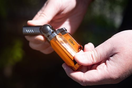 Neo Tools Gázforrasztó, gázégő, állítható fej, 360 fokos, piezo, gázszabályzó szelep,3g gáztöltet, öngyújtógázzal tölthető