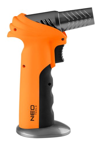 Neo Tools Gázforrasztó, gázégő, 360 fokos használat, piezó, gázszabályzó szelep,10g gáztöltet, öngyújtógázzal tölthető