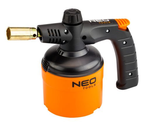 Neo Tools Gázforrasztó, gázégő, 190g-os palackhoz, piezó gyújtással