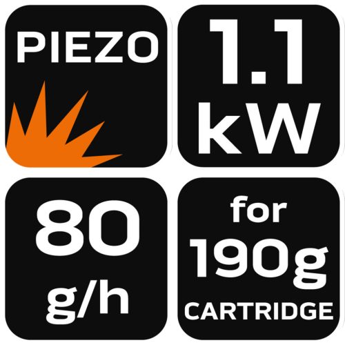 Neo Tools Gázforrasztó, gázégő, 190g-os palackhoz, piezó gyújtással