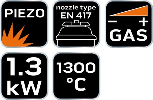 Neo Tools Gázforrasztó, perzselő, gázégő csavaros