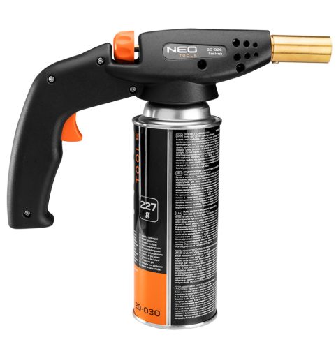 Neo Tools Gázforrasztó fej, eldobható patronhoz, piezós