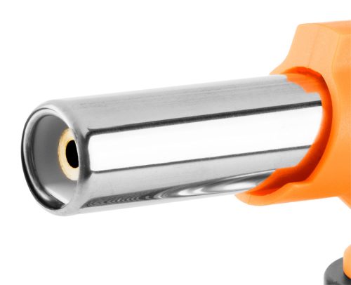 Neo Tools Gázforrasztó, gázégő fej, csavaros, 227g-os eldobható palackokhoz, piezo, gázszabályzó szelep, 360 fok