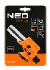 Neo Tools Gázforrasztó, gázégő fej, csavaros, 227g-os eldobható palackokhoz, piezo, gázszabályzó szelep, 360 fok